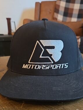 LB MOTORSPORTS Black Trucker Cap